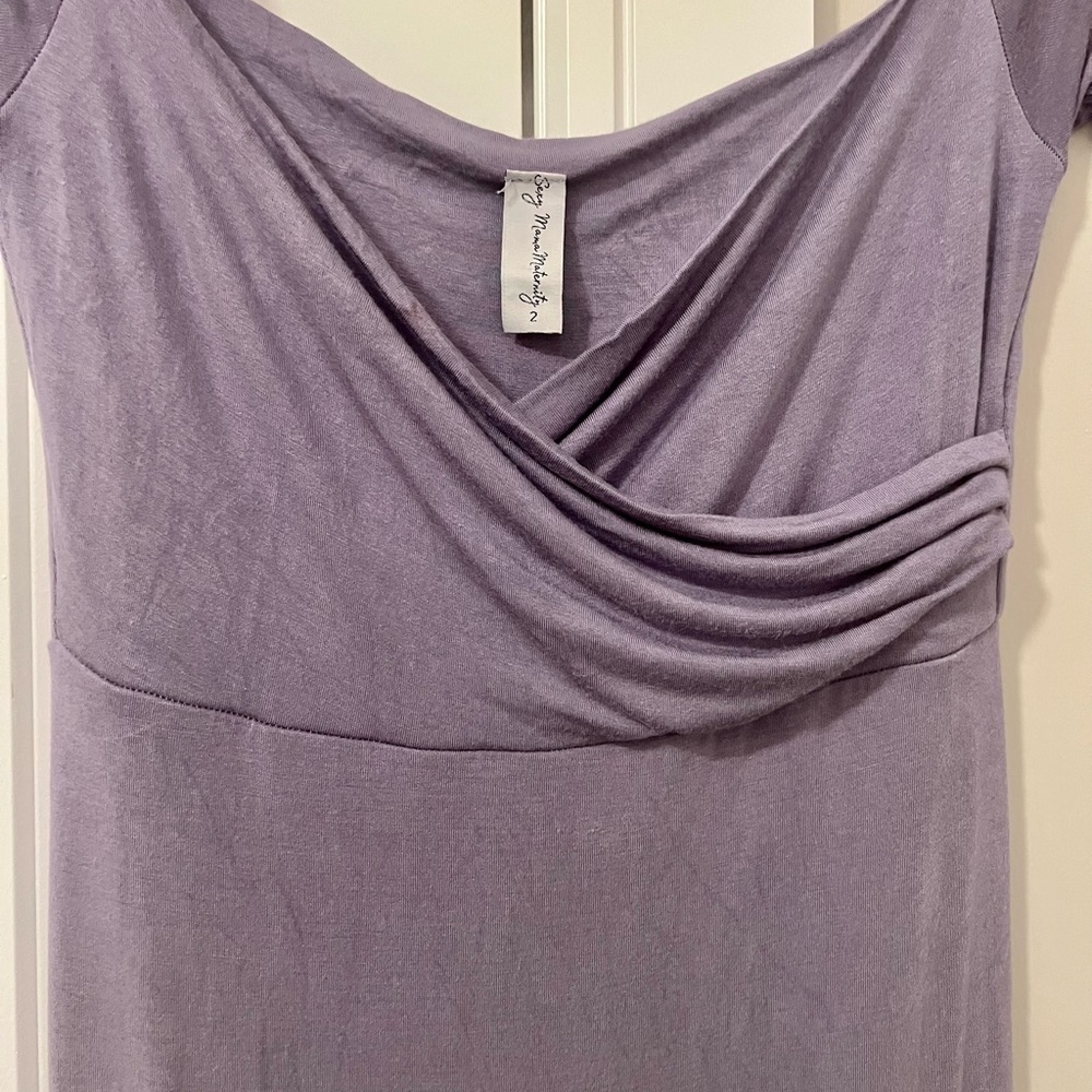 Sexy Mama Maternity off shoulders dress size 2 - Picture 5 of 8